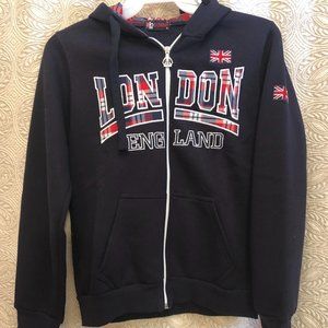 London Zip up Sweatshirt